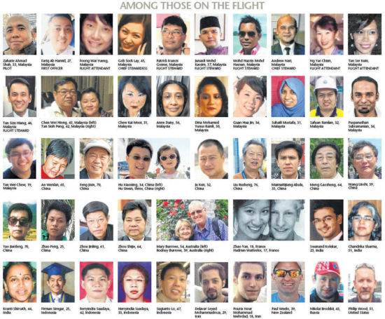 失聯(lián)馬航MH370客機(jī)遇難者生前照片