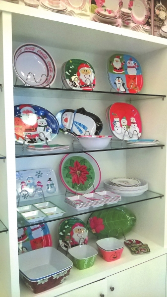 吉利展出的密胺餐具產(chǎn)品。