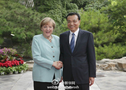 李克強與默克爾1